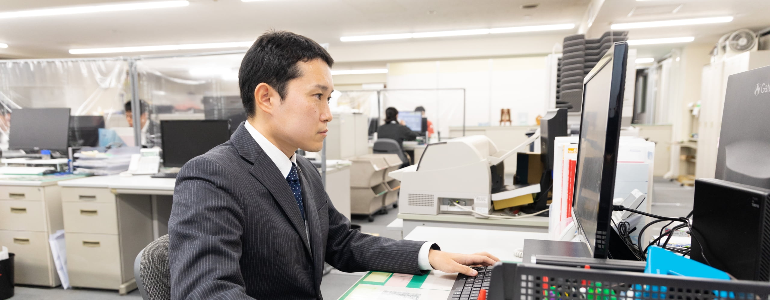 営業担当者の業務をサポート。